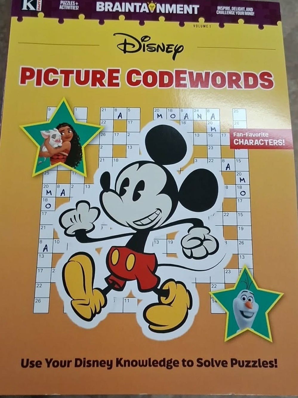 New Disney Picture Codewords Activity Book